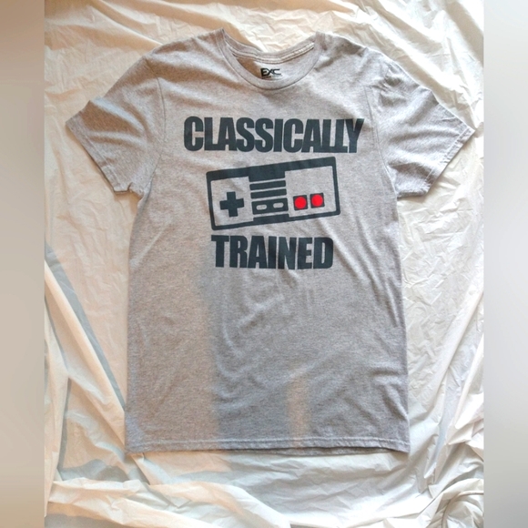 Men's Extreme concepts Gamer T shirt Gray/red Size Medium - Picture 1 of 5